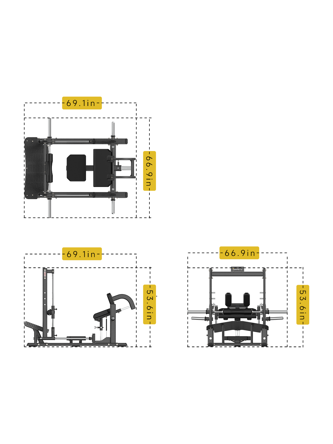 3D Smith Hip Thruster DPB7031