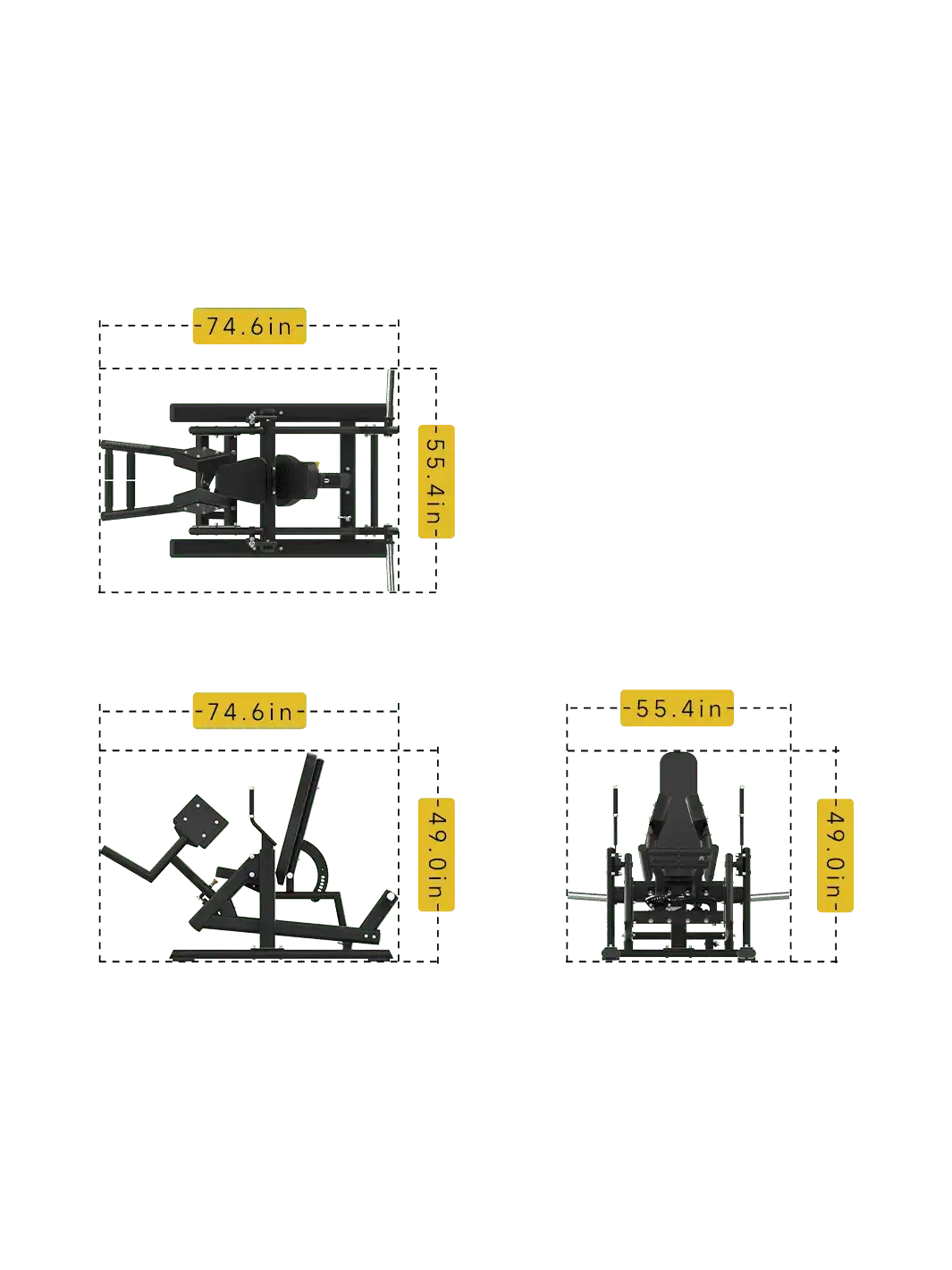 3D Seated Hip Abduction DSH062