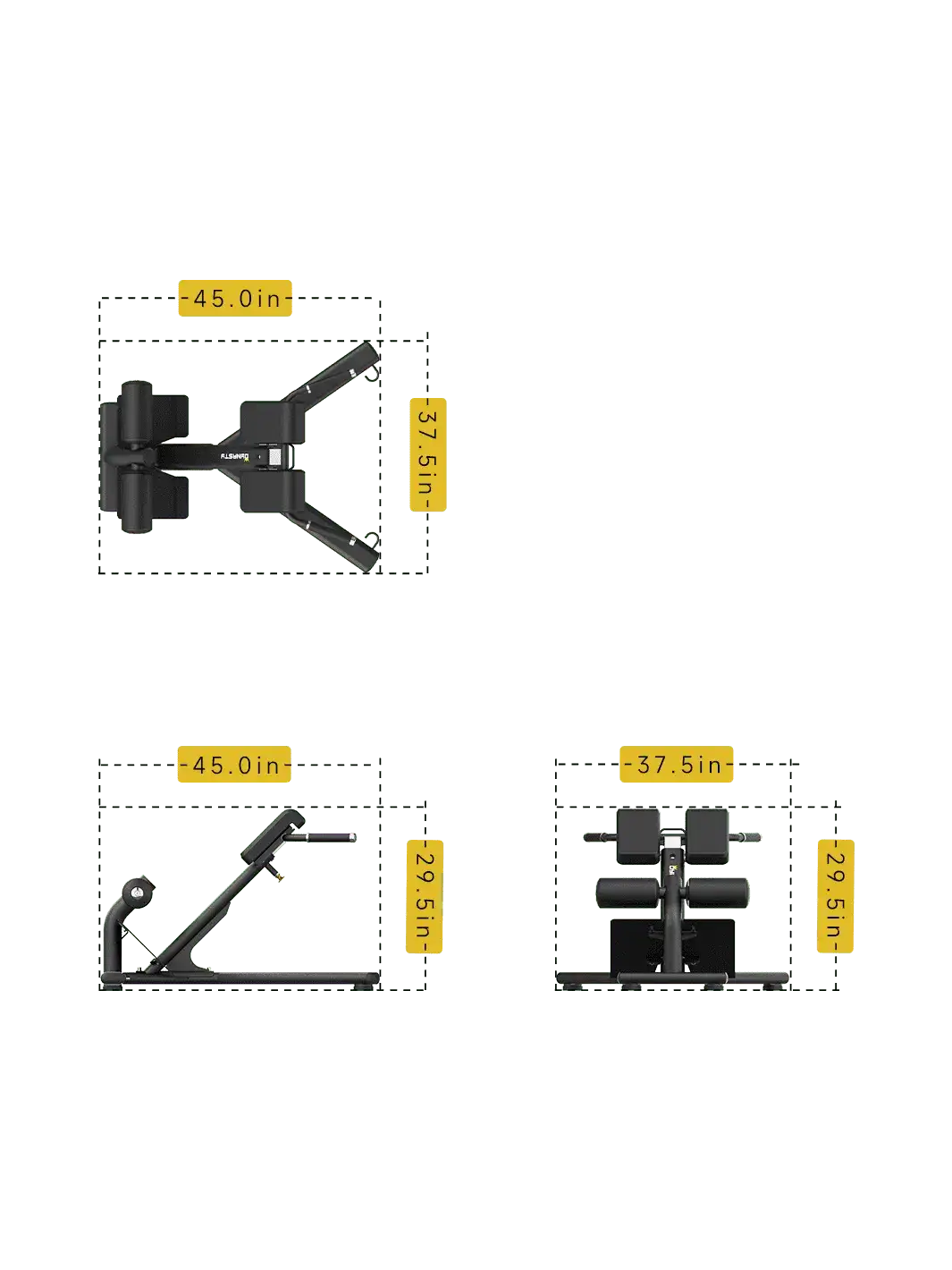 45 Degree Hyperextension/ Back Extension DRE6010