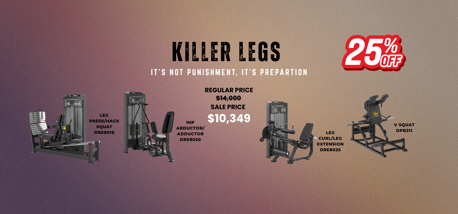 4 Piece Leg Package