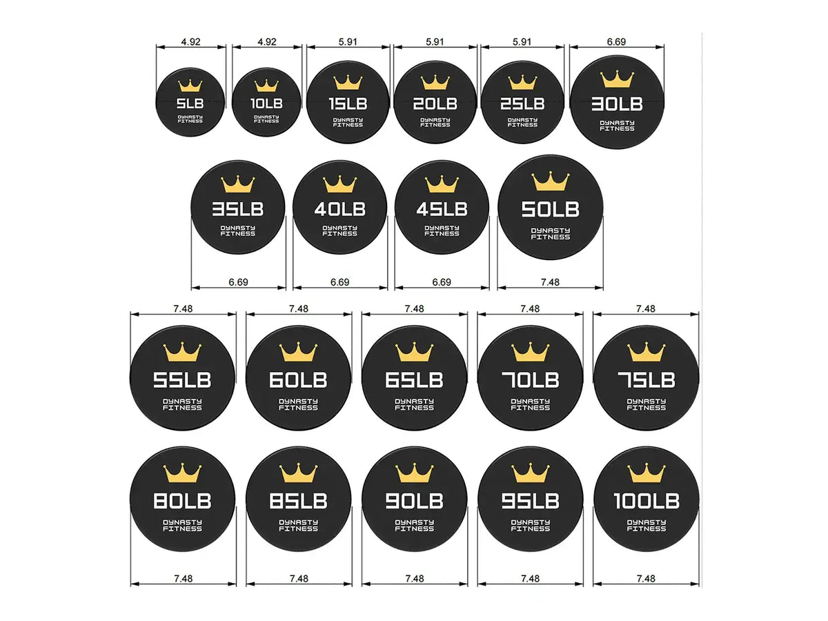 Urethane Dumbbell Set 5-100lb UDB5100