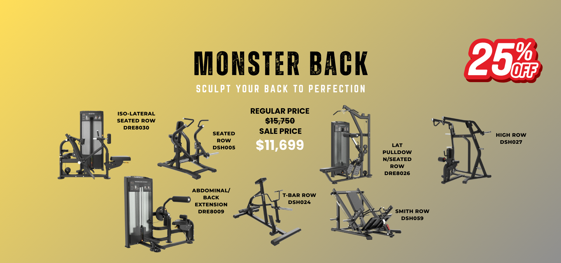 7 Piece Back Package
