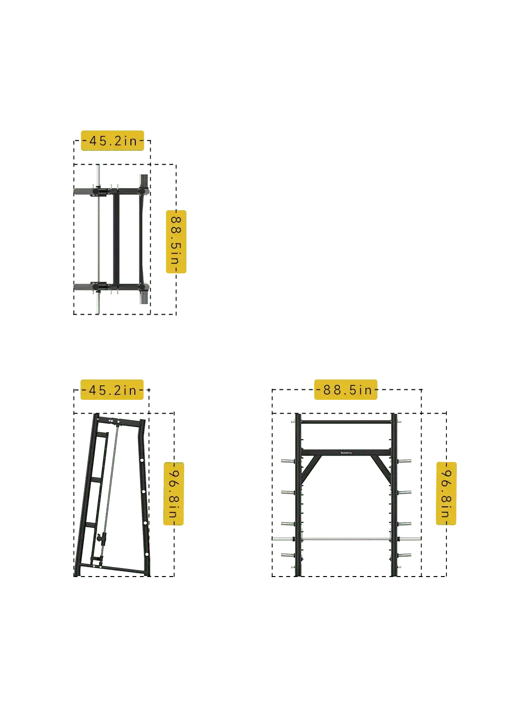 7° Angled Smith Machine DRE6030