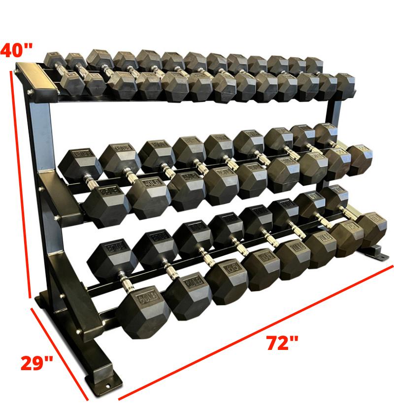 3-TIER DUMBBELL RACK DR575