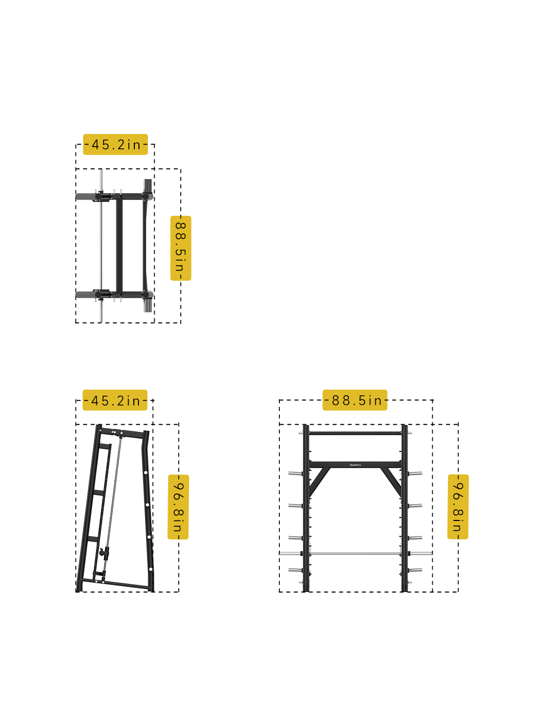 7° Angled Smith Machine DRE6030