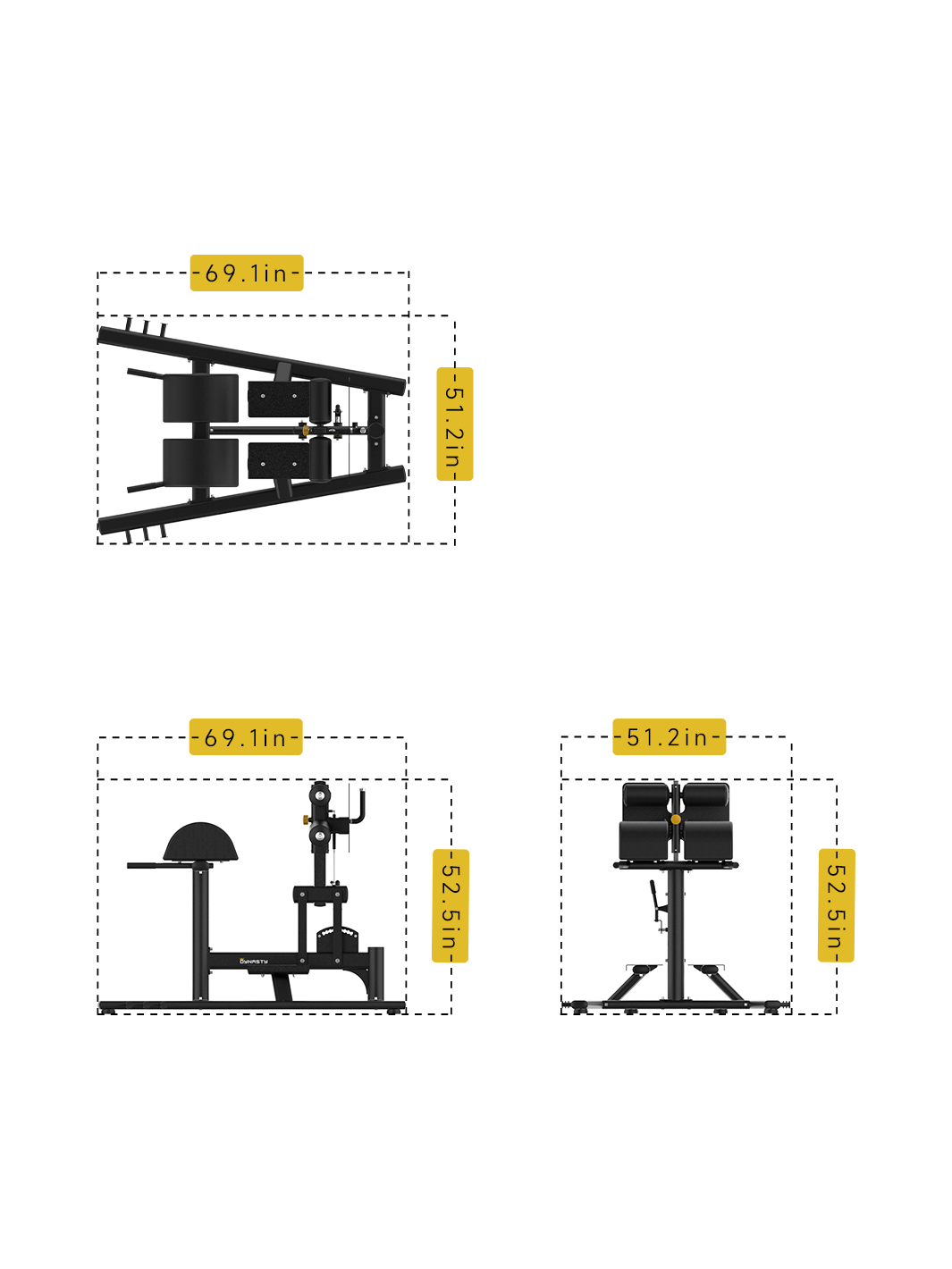 Glute/Ham Developer Bench DRE6032