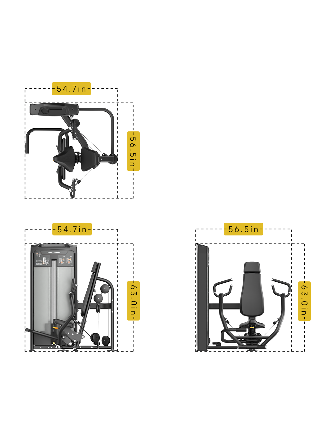 IOS-Lateral Chest Press DRE8001