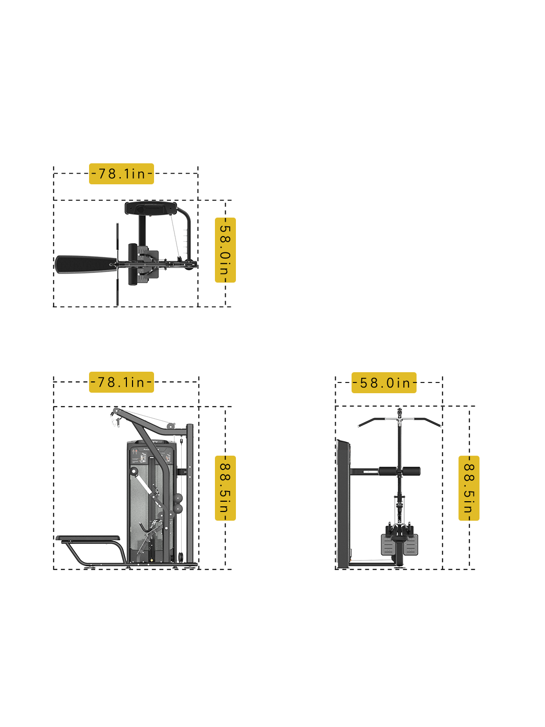 Lat Pulldown/Seated Row DRE8026