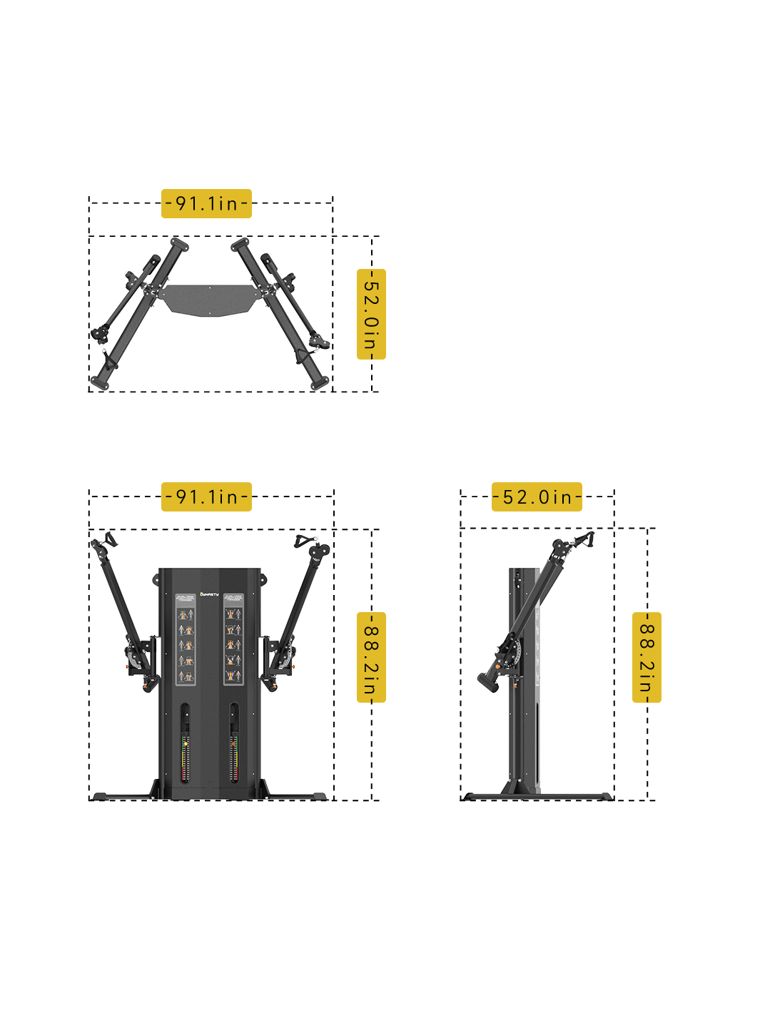 Dual-Arm Functional Trainer DRE8046