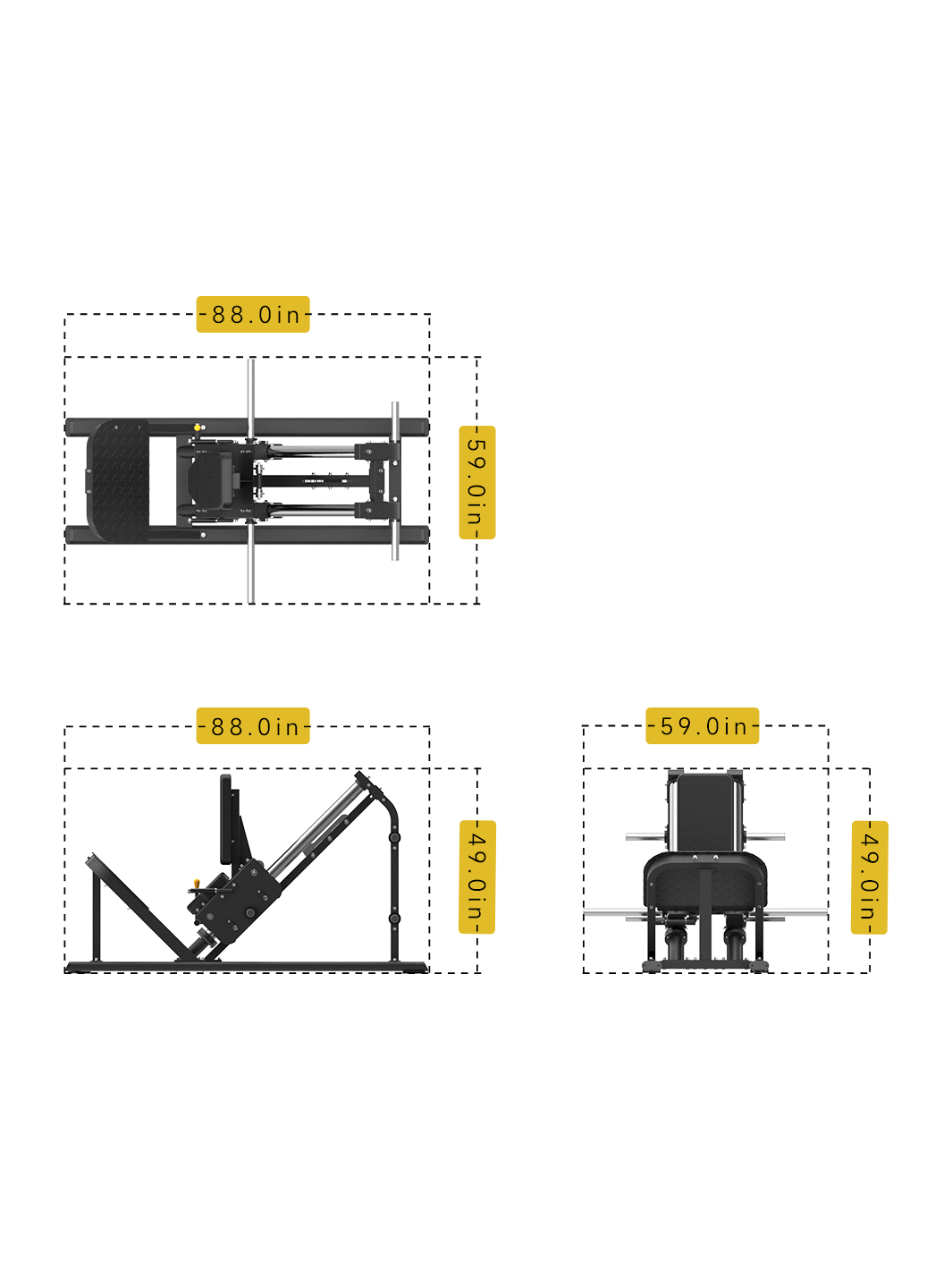 Seated Hack Squat DSH009
