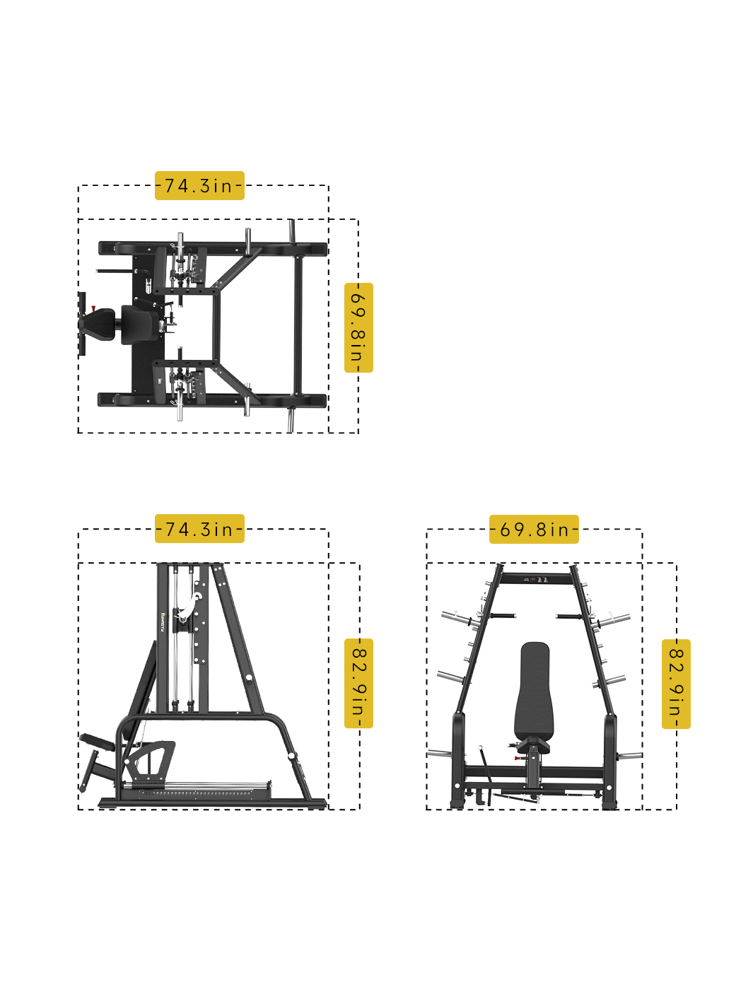 Incline/Shoulder Smith Press DSH056