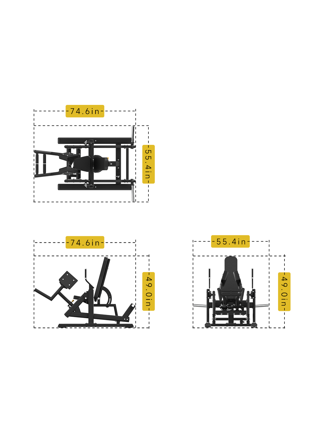 3D Seated Hip Abduction DSH062