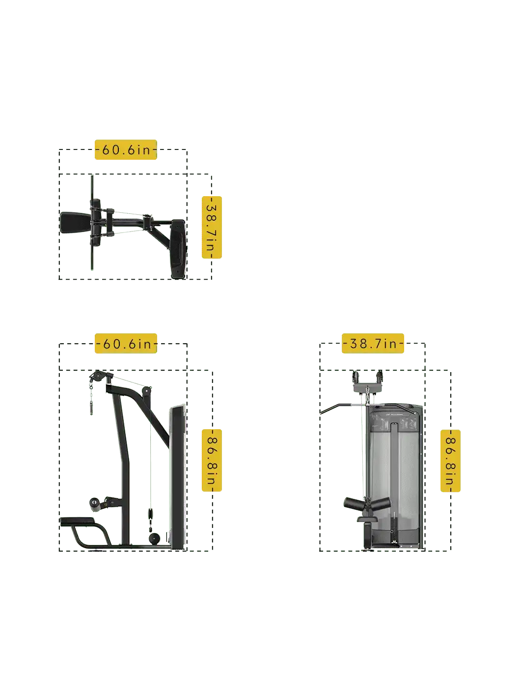 Dual Pulley Lat Pulldown DRE8011