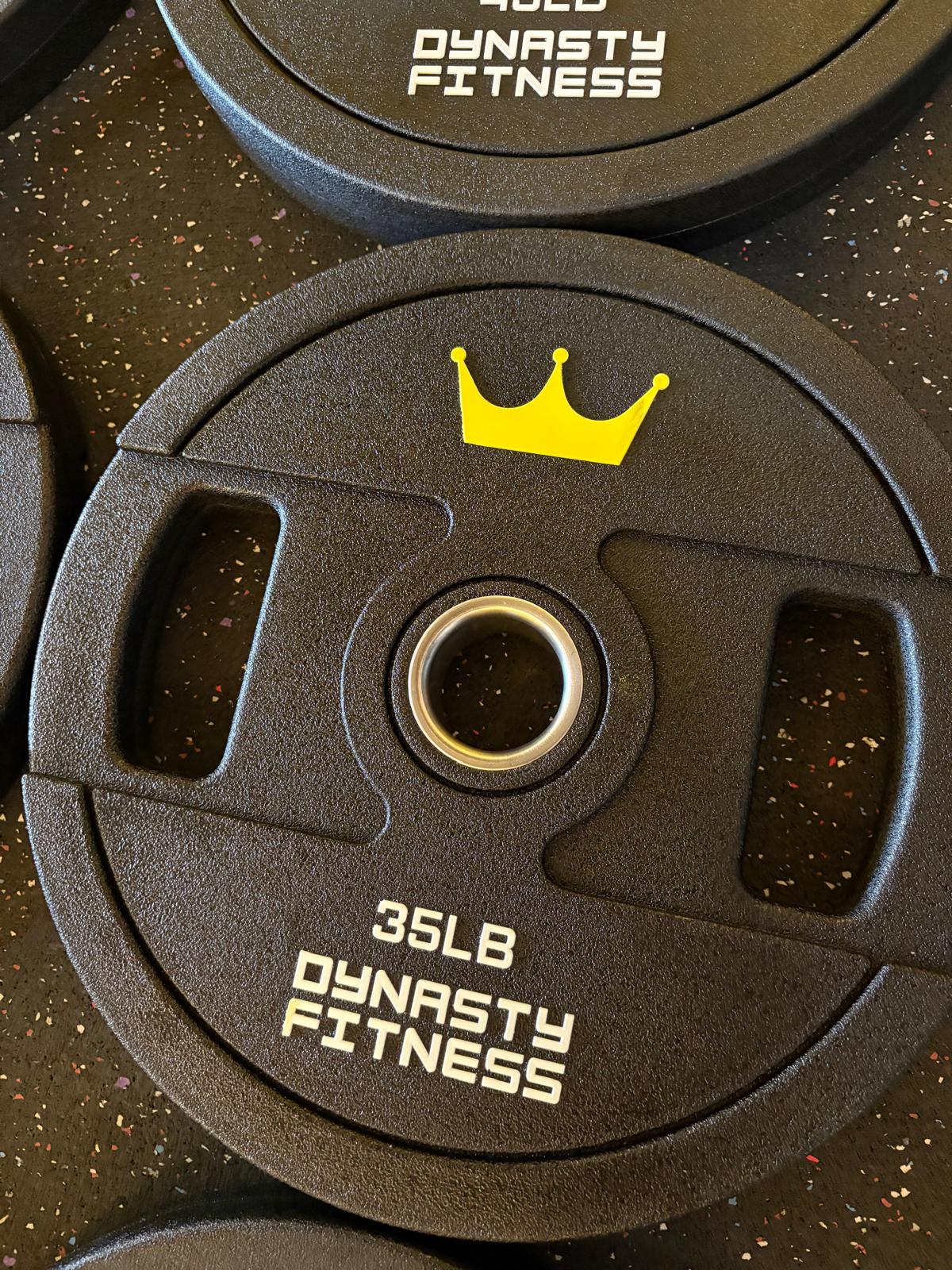 Dynasty Fitness Urethane Grip Plate Set 245lb DUGP