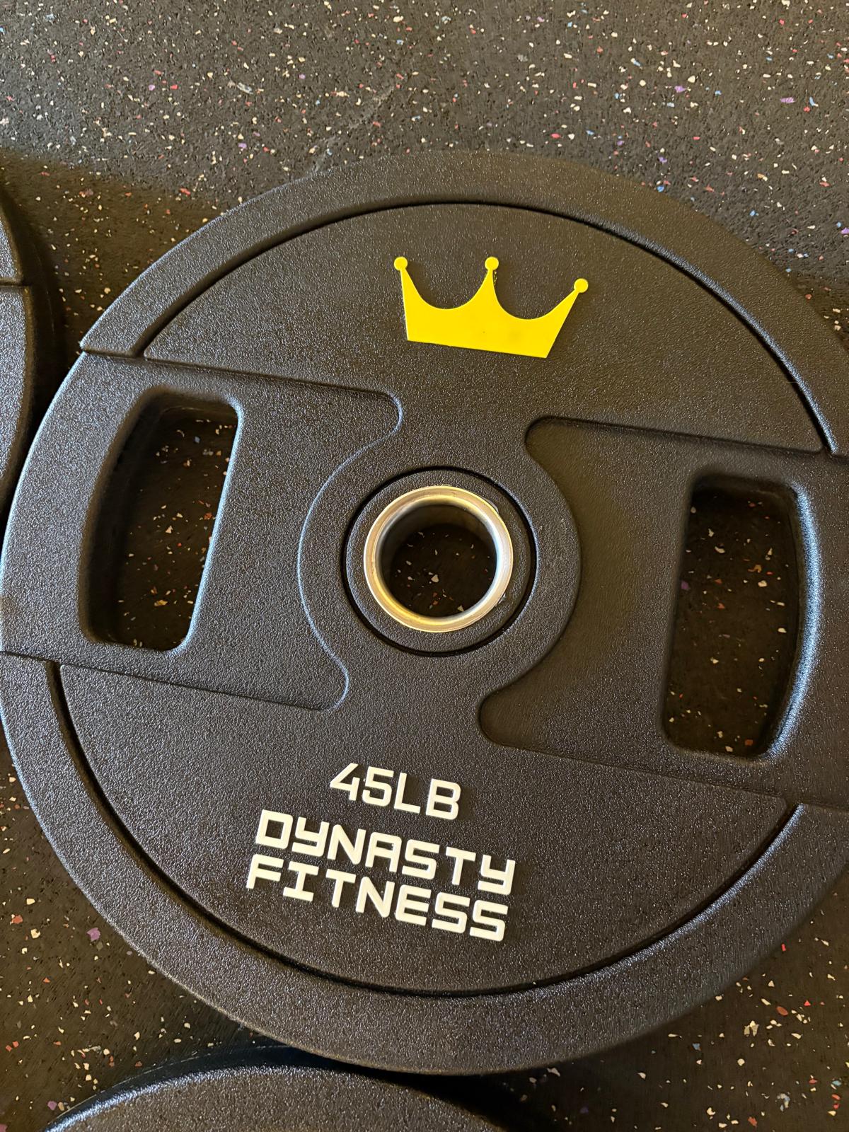 Dynasty Fitness Urethane Grip Plate Set 245lb DUGP