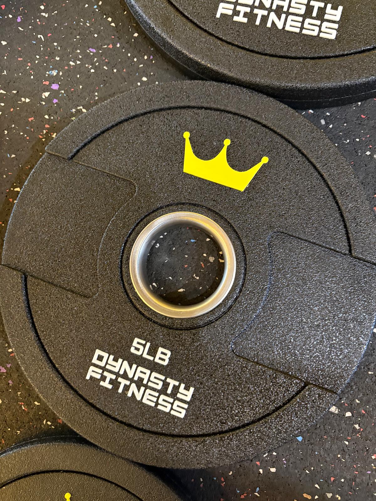 Dynasty Fitness Urethane Grip Plate Set 245lb DUGP