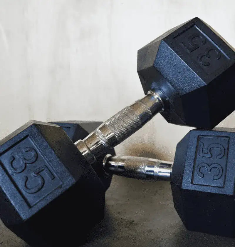 Rubber Hex Dumbbell Set 5LB-100LB DB5100