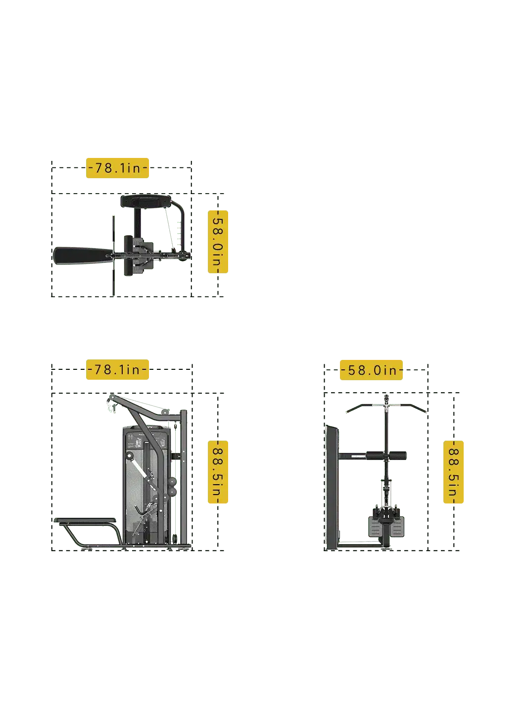 Lat Pulldown/Seated Row DRE8026