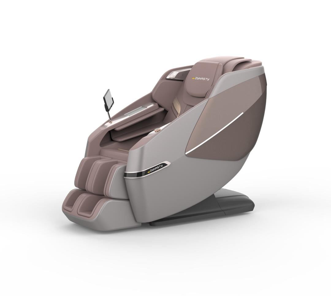 Dynasty Fitness Luxury Massage Chair M1001 in Brown â€“ Smart relaxation.