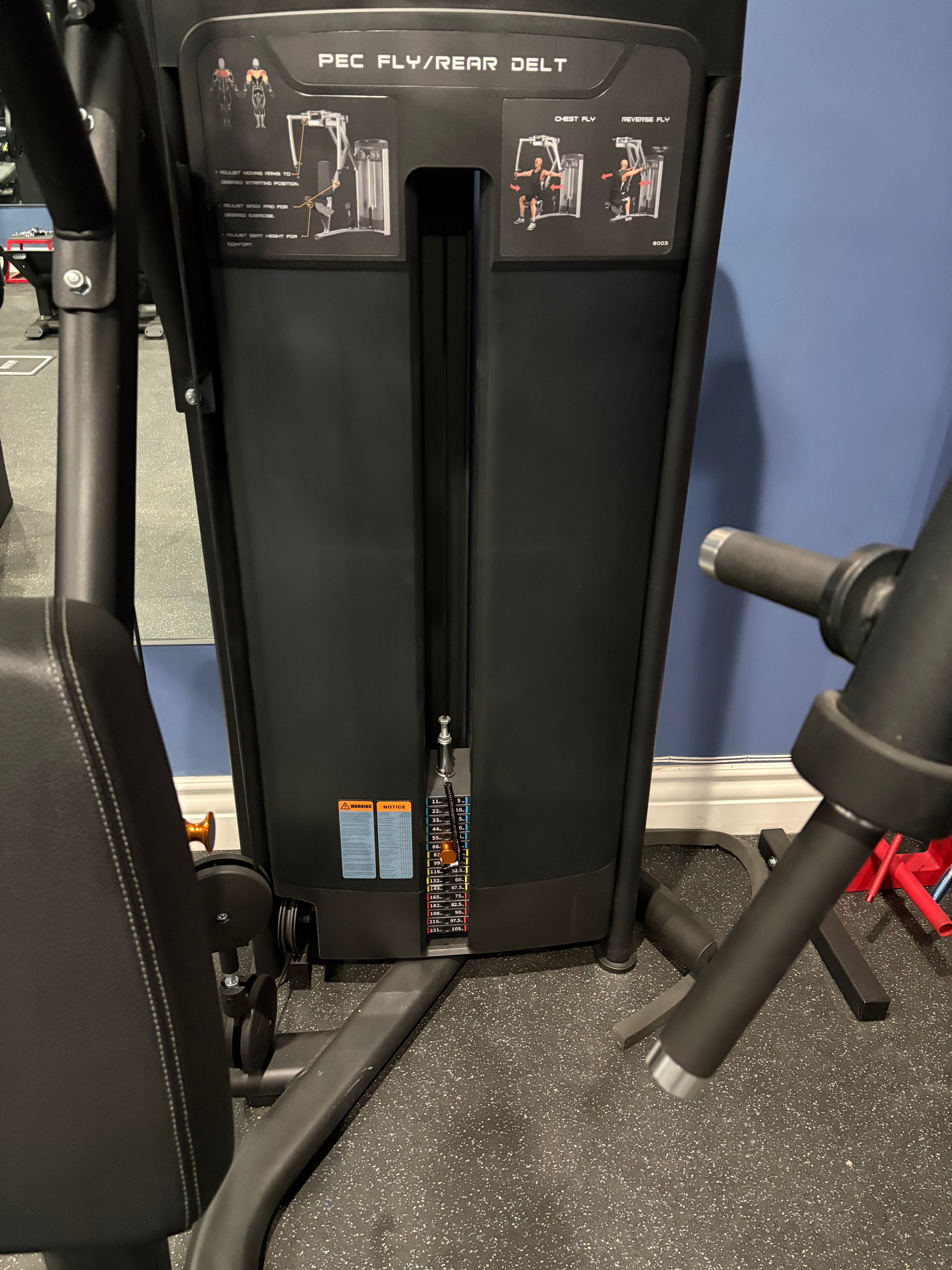 Pectoral Fly/Rear Deltoid DRE8003
