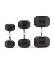 Rubber Hex Dumbbell Set 5LB-50LB DB550