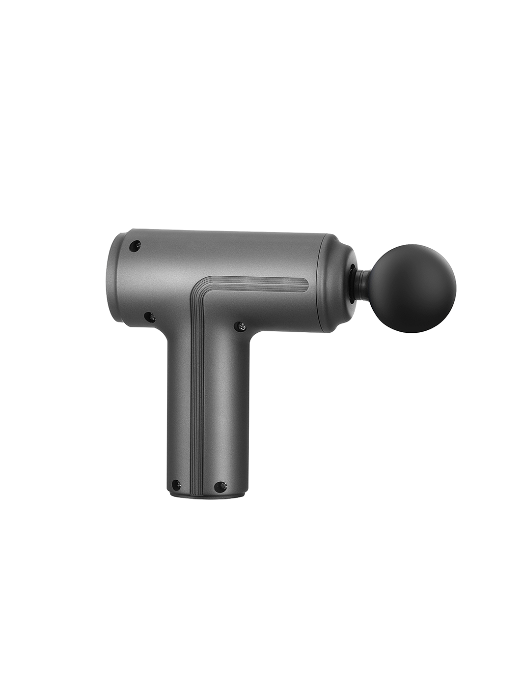 Side view of Dynasty Fitness Mini Gun Massager U2 for deep tissue relief.