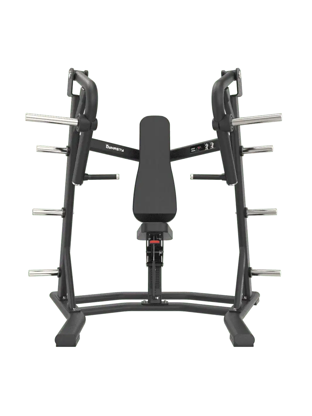 Front view of the premium Chest Press DSH001 Upper Body (Chest) by The Dynasty Fitness