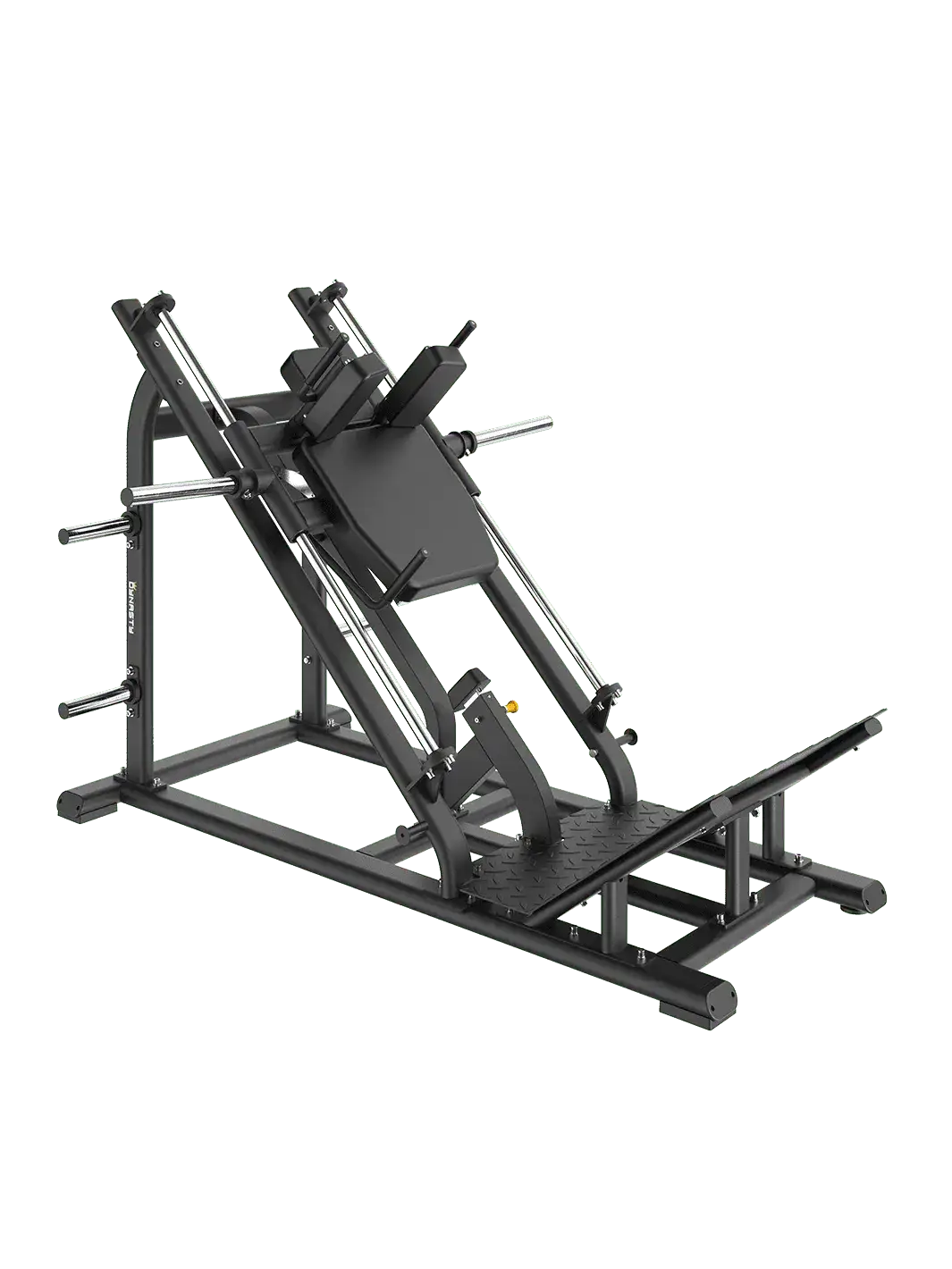Front view of the premium Hack Squat DSH036 Lower Body (Squat) by The Dynasty Fitness