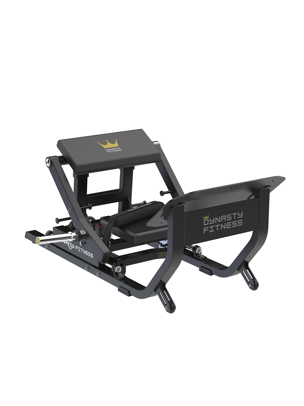 Dynasty Fitness DPB401 Machine Hip Thrust â€“ Adjustable, glute training.