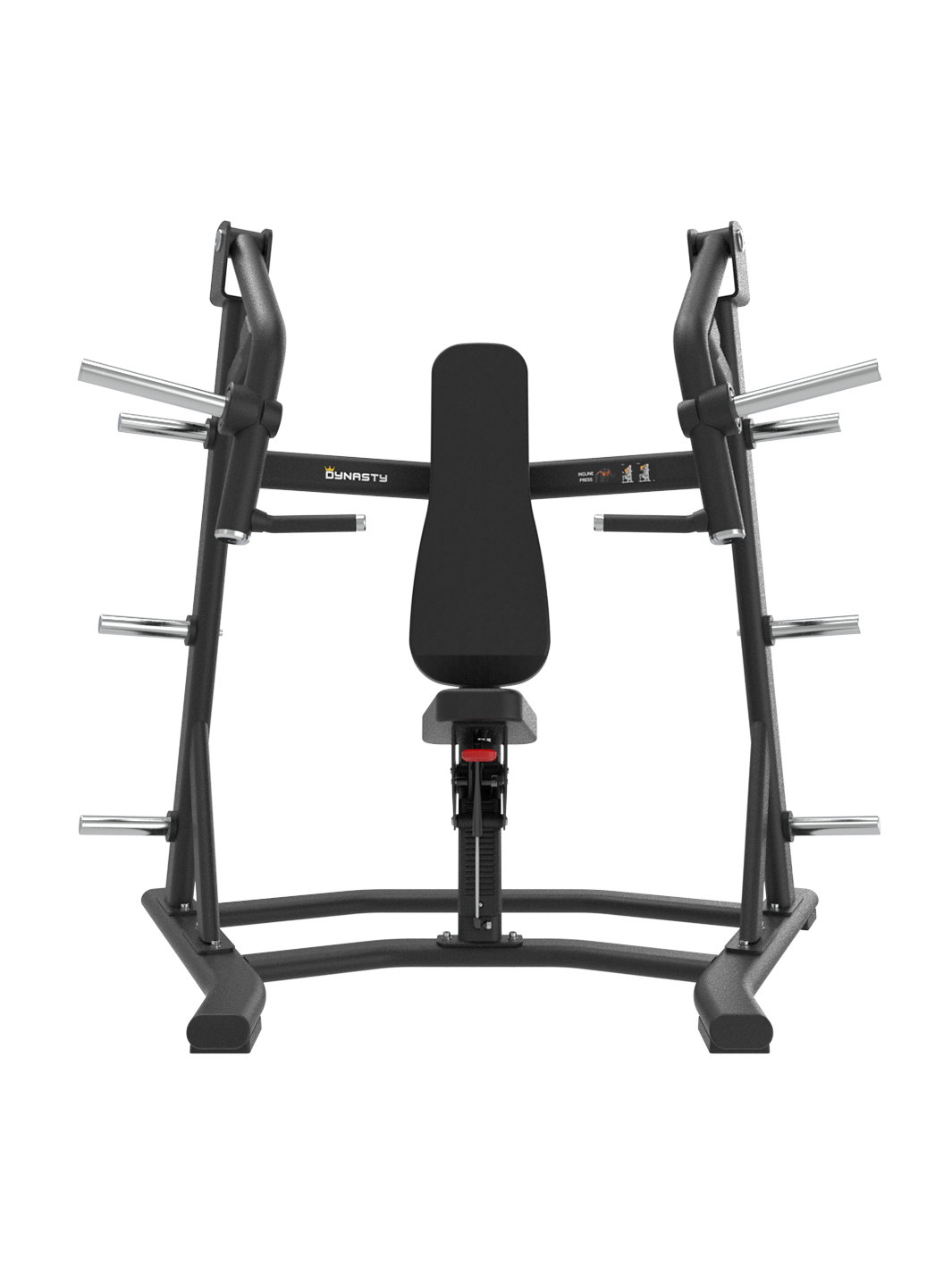 Front view of the premium Incline Press DSH002 Upper Body (Chest) by The Dynasty Fitness
