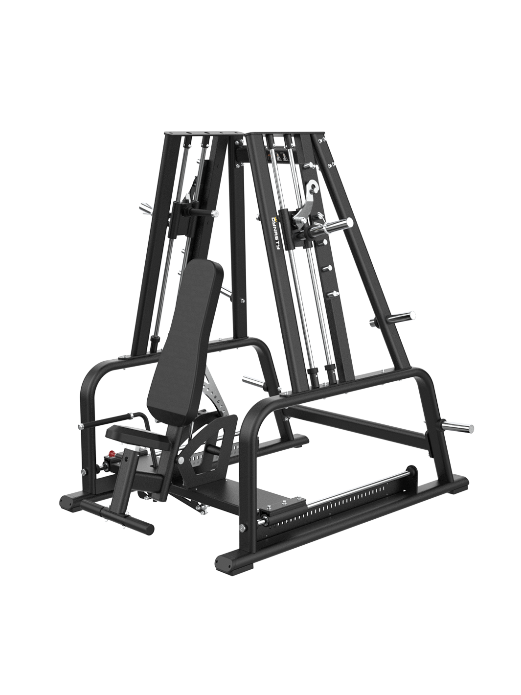 Front view of the premium Incline/Shoulder Smith Press DSH056 Upper Body (Chest) by The Dynasty Fitness