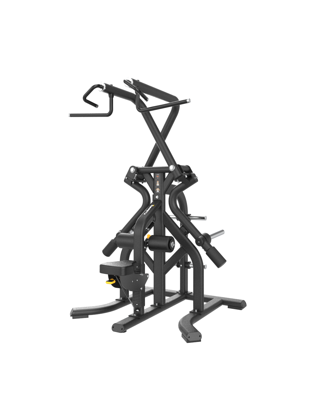 Front view of the premium Lat Pulldown Circular DSH037 Upper Body (Back) by The Dynasty Fitness