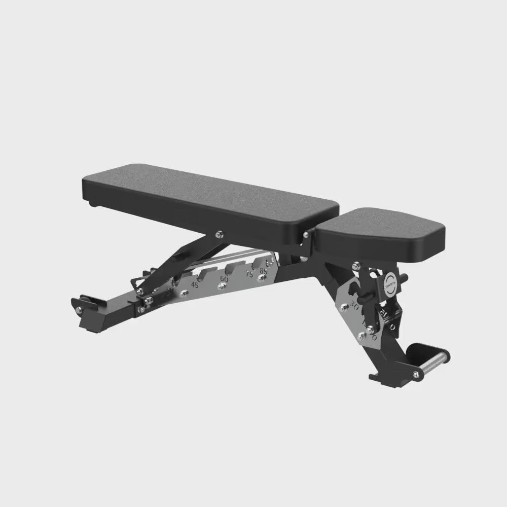 Load video: Flat Incline Decline Bench DRRR