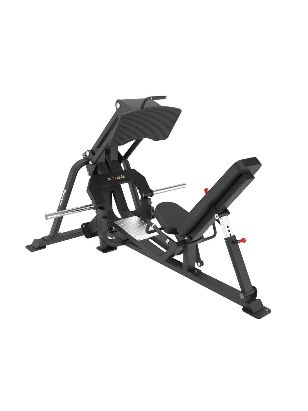 Front view of the premium V-Leg Press DSH008 Lower Body (Quads) by The Dynasty Fitness
