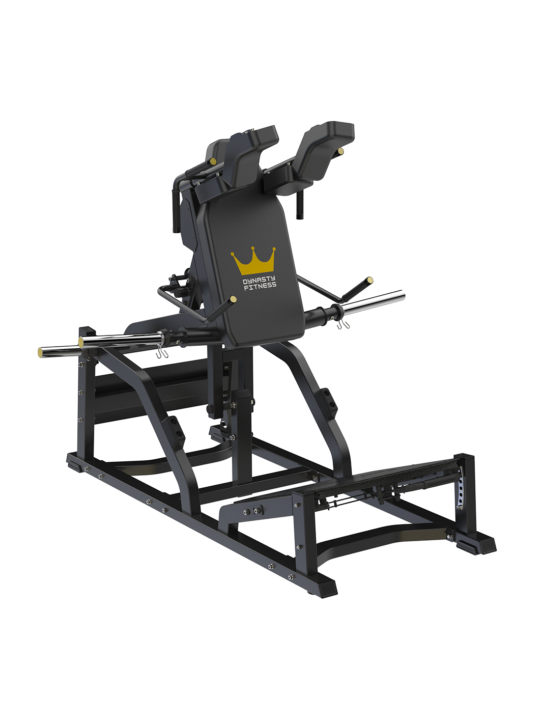 Dynasty Fitness DPB311 V Squat Machine â€“ Ergonomic lower body trainer.