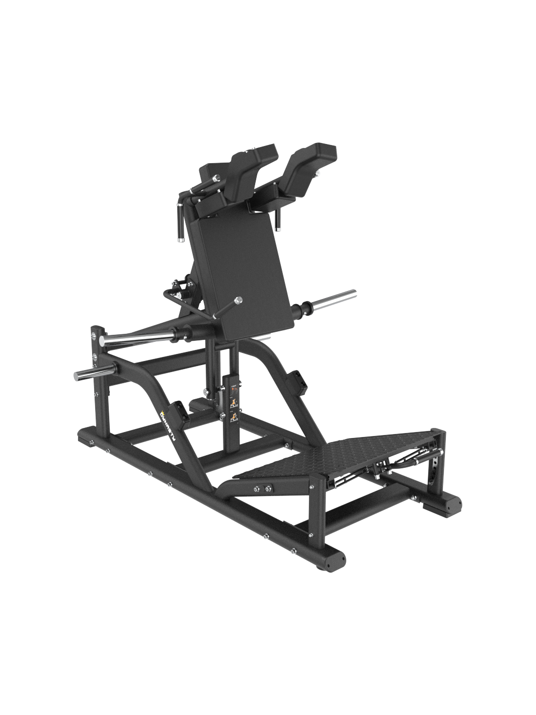 Front view of the premium V-Squat DSH038 Lower Body (Squat) by The Dynasty Fitness